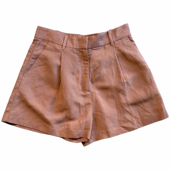 H&M Women's Tan Shorts Size 8 - Picture 2 of 4